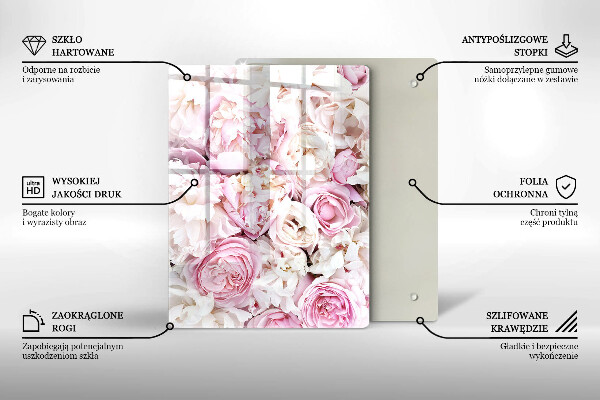 Kryt na varnou desku Pivoňková kytice