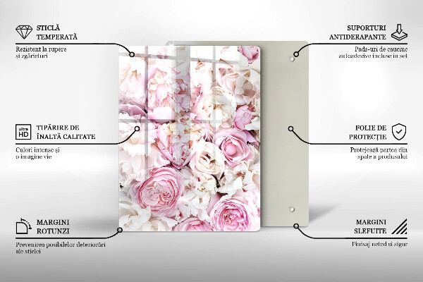 Kryt na varnou desku Pivoňková kytice