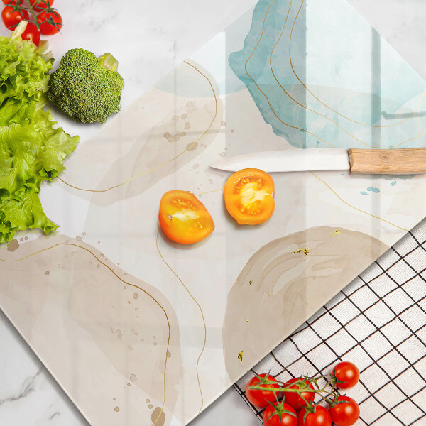 Kryt na varnou desku Boho skvrny a zlato