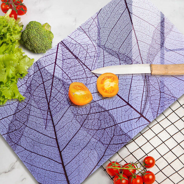 Kryt na varnou desku Listy s žilnatinou