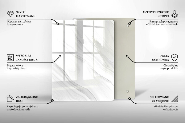 Kryt na varnou desku Jemný mramor