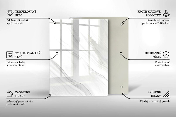 Kryt na varnou desku Jemný mramor