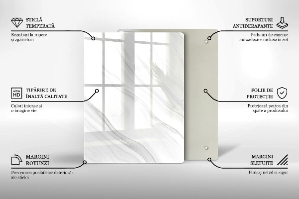 Kryt na varnou desku Jemný mramor