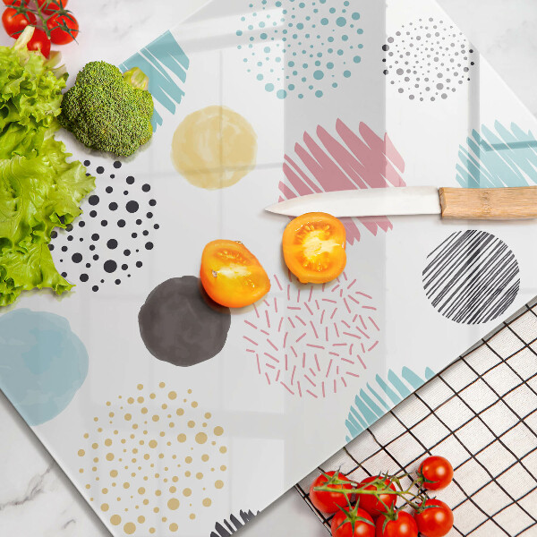 Kryt na varnou desku Malované tvary