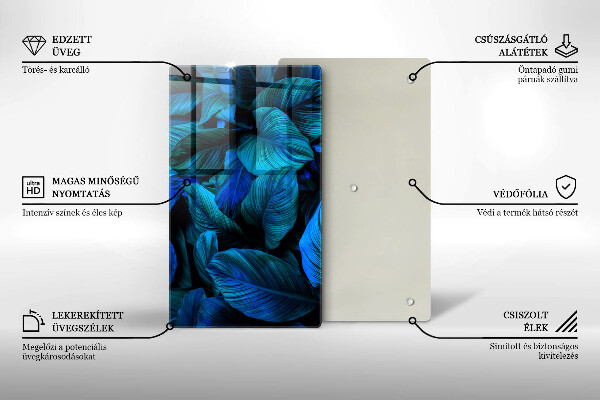 Kryt na varnou desku Listí vegetace v džungli