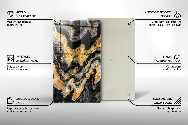 Kryt na varnou desku Abstraktní struktura