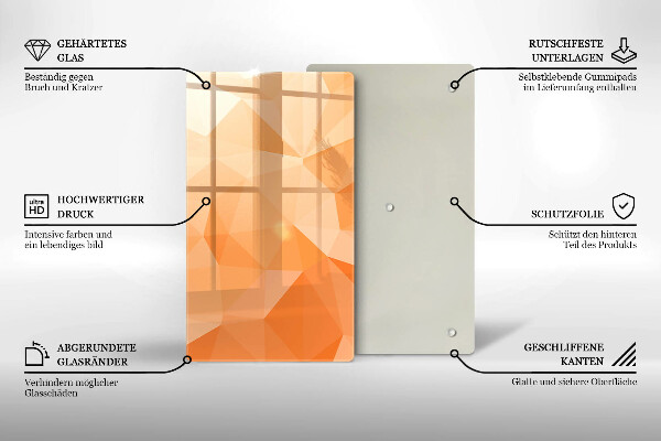 Kryt na varnou desku Geometrické pozadí