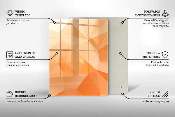 Kryt na varnou desku Geometrické pozadí