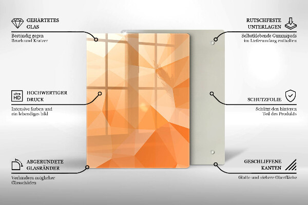 Kryt na varnou desku Geometrické pozadí