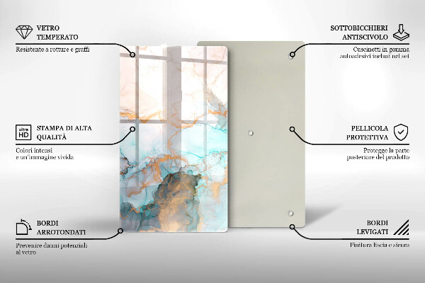 Kryt na varnou desku Mramorová abstrakce