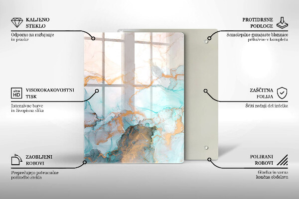 Kryt na varnou desku Mramorová abstrakce