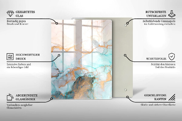 Kryt na varnou desku Mramorová abstrakce