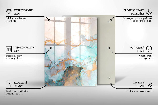 Kryt na varnou desku Mramorová abstrakce