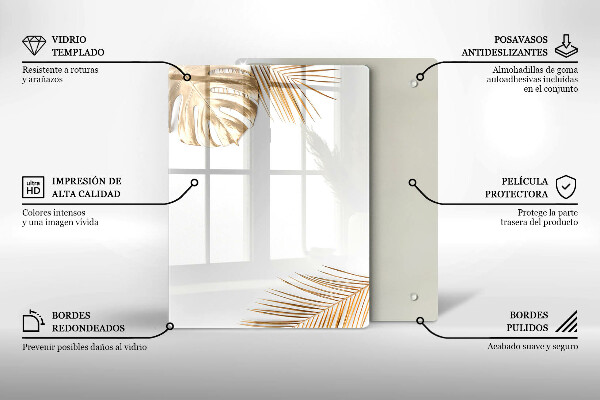 Kryt na varnou desku Zlaté listy