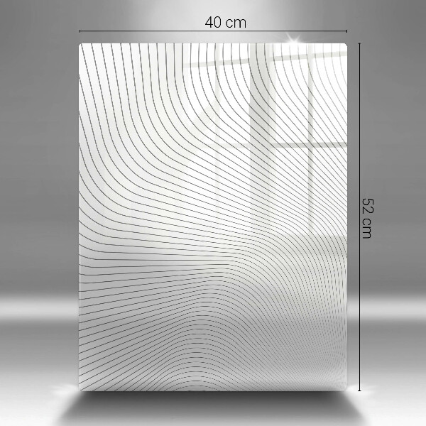 Kryt na varnou desku Moderní čáry vzor