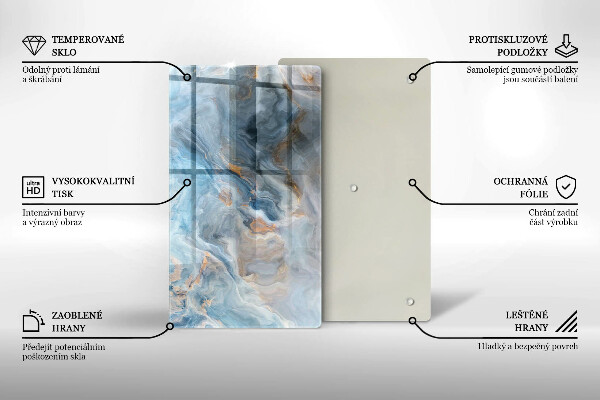 Kryt na varnou desku Textura mramoru