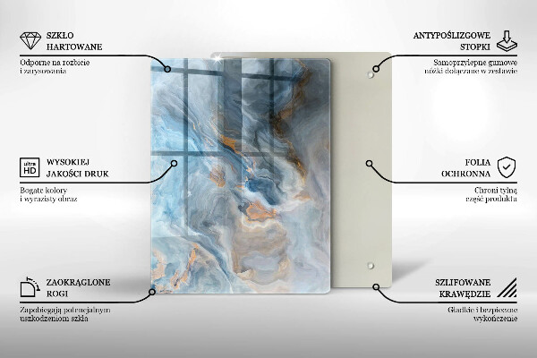 Kryt na varnou desku Textura mramoru