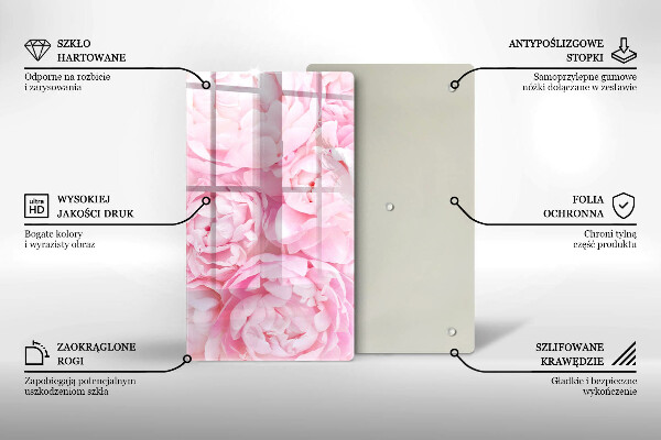 Kryt na varnou desku Jemné pivoňky