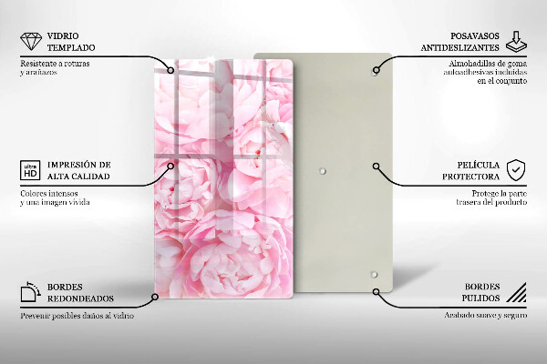 Kryt na varnou desku Jemné pivoňky