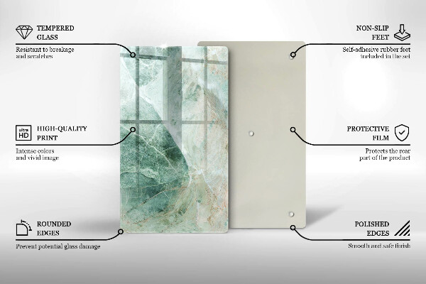 Kryt na varnou desku Kamenná struktura