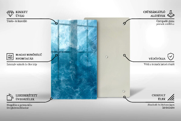 Kryt na varnou desku Modrá voda