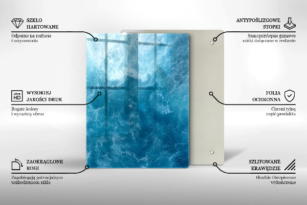 Kryt na varnou desku Modrá voda