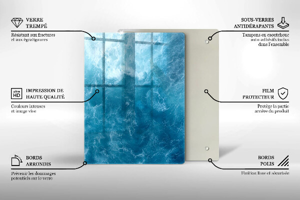 Kryt na varnou desku Modrá voda