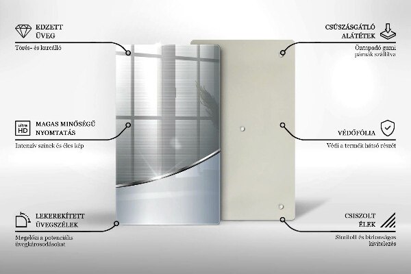 Kryt na varnou desku Kovový abstrakce vzor