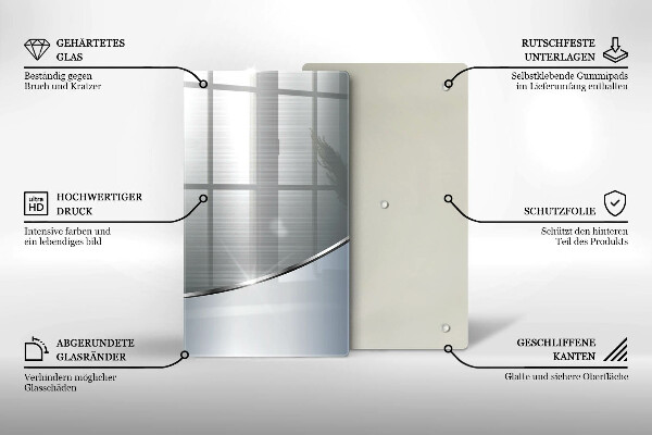 Kryt na varnou desku Kovový abstrakce vzor
