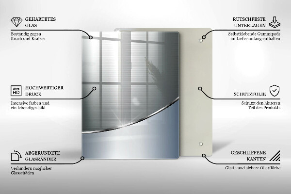 Kryt na varnou desku Kovový abstrakce vzor