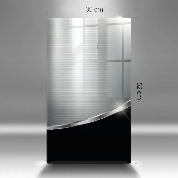 Kryt na varnou desku Abstrakce s kovem