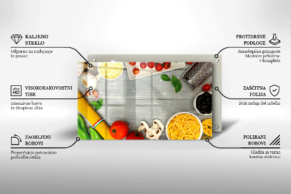 Kryt na varnou desku Kuchyňské jídlo