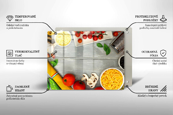 Kryt na varnou desku Kuchyňské jídlo