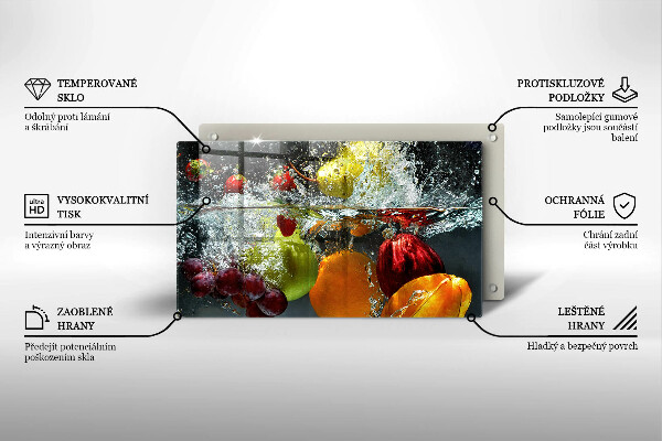 Kryt na varnou desku Šťavnaté ovoce ve vodě