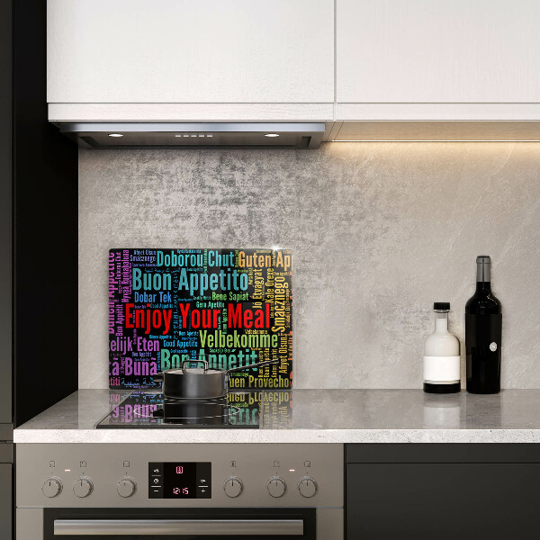 Kryt na varnou desku Titulky jazyky dobré chuti