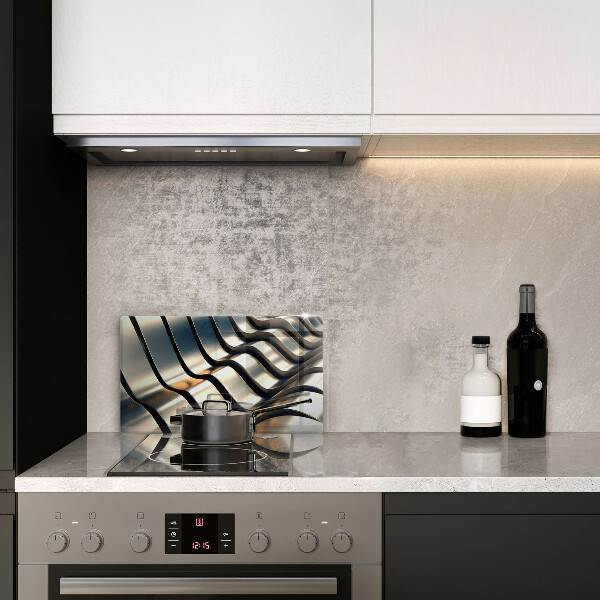 Kryt na varnou desku 3d kovové tvary