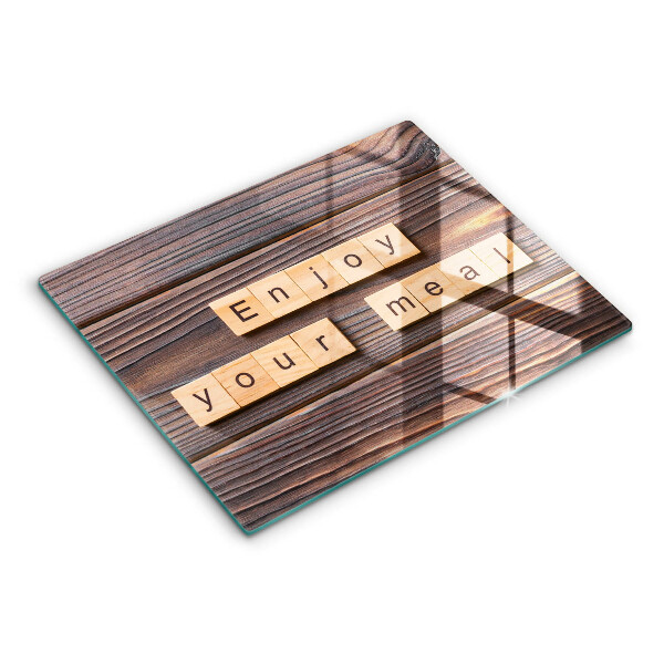 Sklo za sporák Enjoy your meal