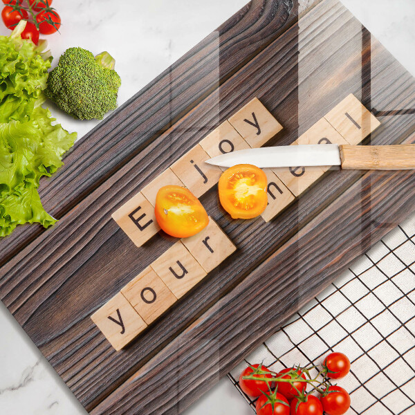 Sklo za sporák Enjoy your meal