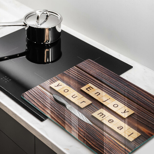 Sklo za sporák Enjoy your meal