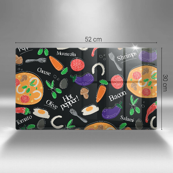 Kryt na varnou desku Jídlo ilustrace
