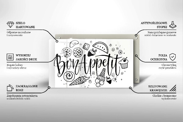Sklo za sporák Bon appetit
