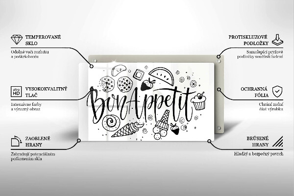 Sklo za sporák Bon appetit
