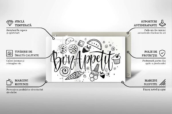 Sklo za sporák Bon appetit