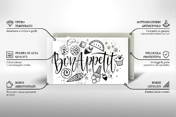 Sklo za sporák Bon appetit