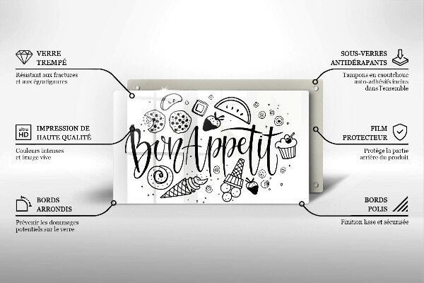 Sklo za sporák Bon appetit