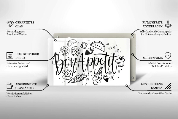Sklo za sporák Bon appetit