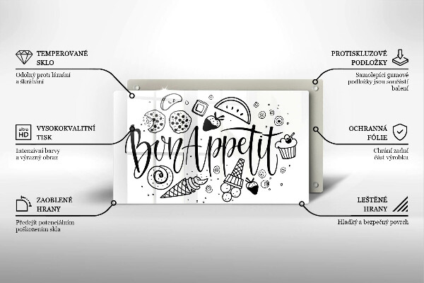 Sklo za sporák Bon appetit