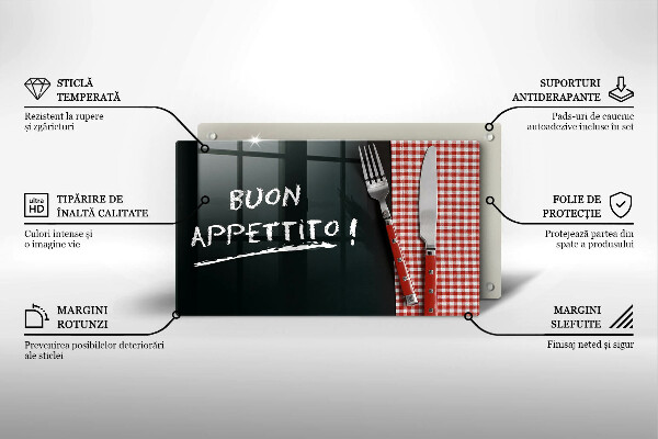 Kryt na varnou desku Buon appetito!