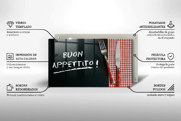 Kryt na varnou desku Buon appetito!