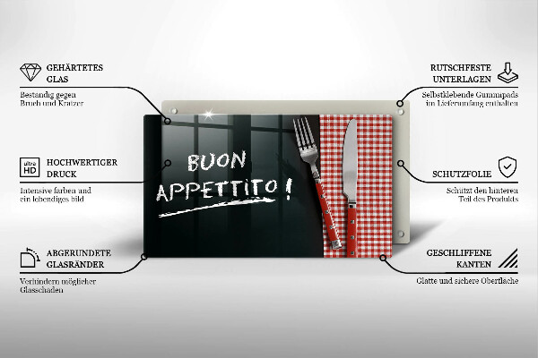 Kryt na varnou desku Buon appetito!